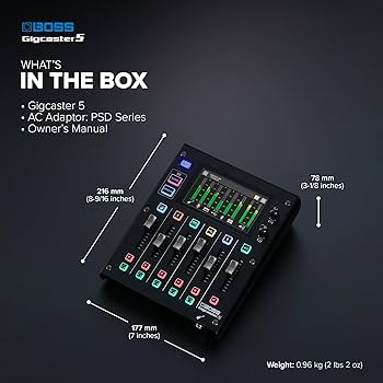Amazon.com: BOSS Gigcaster 5 Compact 5-Channel Audio Streaming