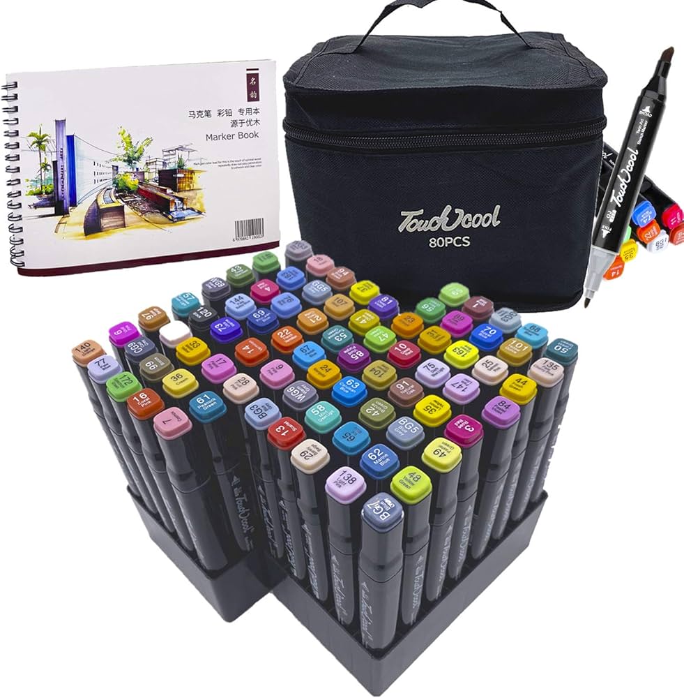 Amazon | L-JUWA マーカーペン イラストマーカーペン 水彩ペン