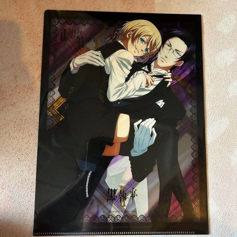 黒執事 京まふ 幽喜茶屋 クリアファイル セバスチャン シエル キャラ