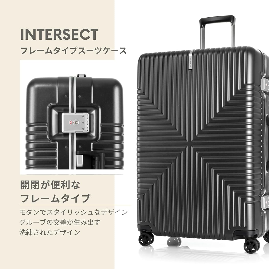 Buy Samsonite Intersect Spinner Suitcase 76/28 FR Warranty 93L 76