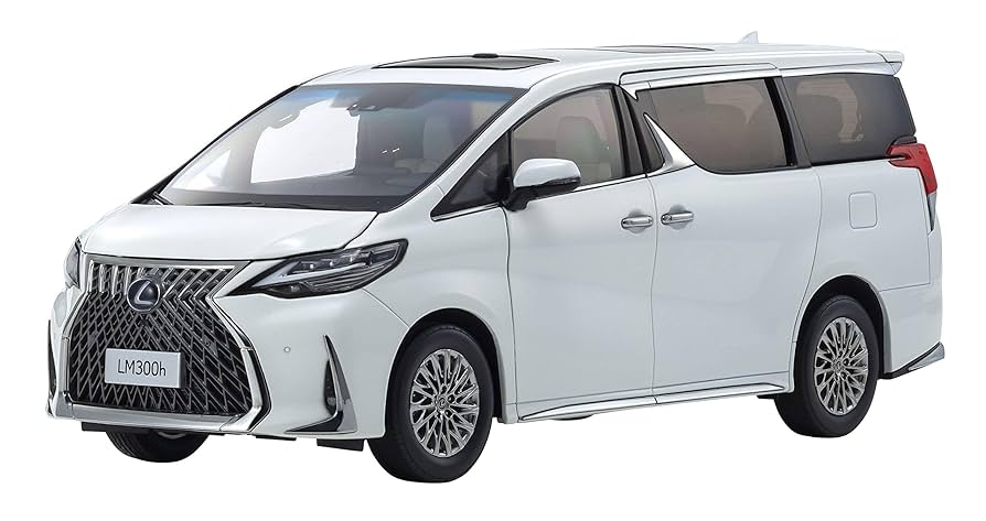 限定版1/18 レクサスRX450h+ ミニカー 模型 完成品 展示台付き 白 限定