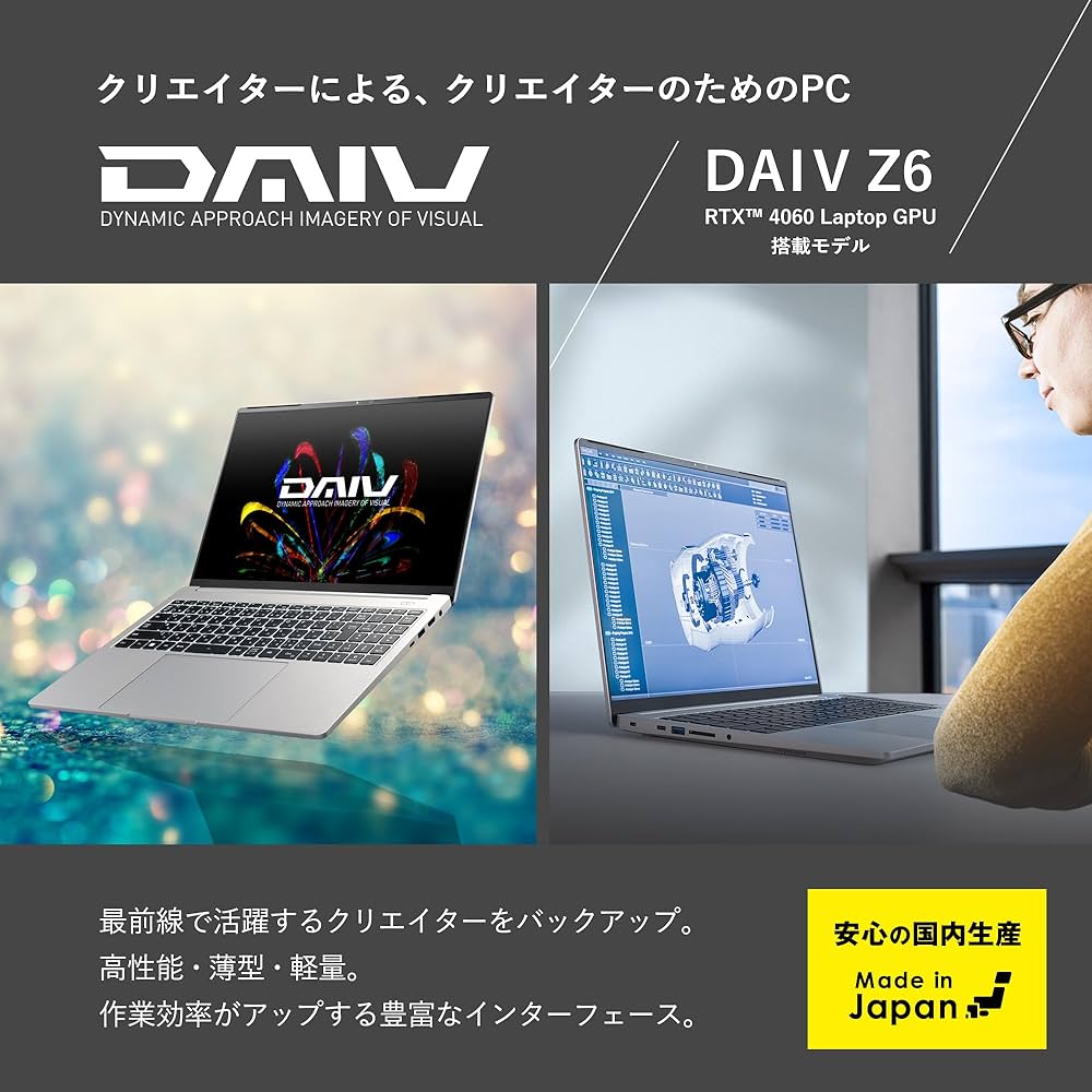 Amazon.co.jp: mouse 【RTX 4060搭載 / 3年保証】 クリエイター ノート