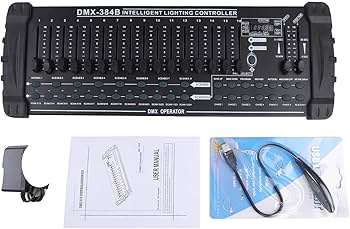 Amazon.co.jp: DMX 384 A/b コンソール、DMX-512 DJ コントローラー