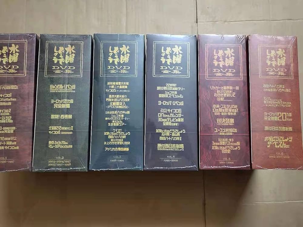 水曜どうでしょう DVD全集 コンプリートBOX Vol.1 専用ケース付き 水曜