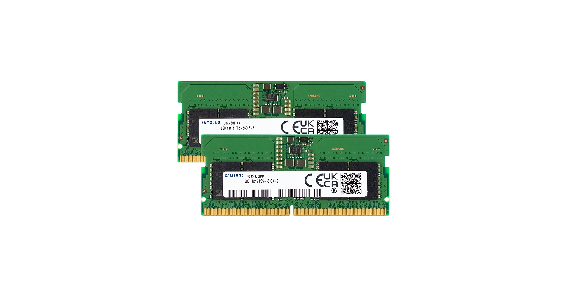 Samsung 16GB (2x8GB) DDR5 5600MHz PC5-44800 CL46 SODIMM 1Rx16
