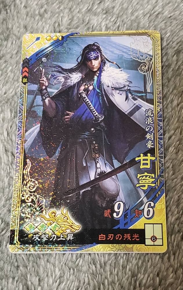 非売品・大会賞品】豪将（甘寧）三国志大戦TCG 称号プレイマット