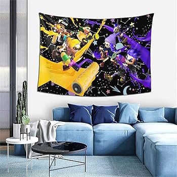Amazon.co.jp: Putidadl スプラトゥーン3 タペストリーファッション