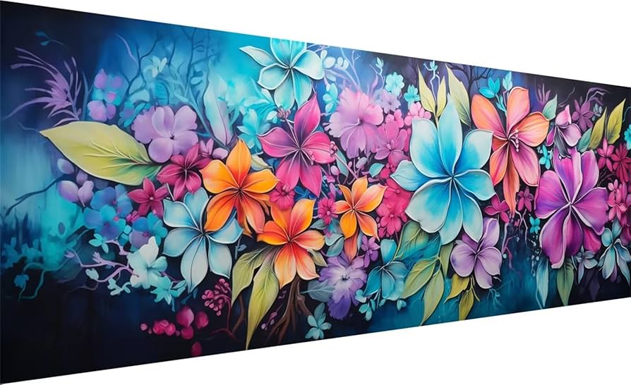 大きめ40×50 カラフルな蝶と本 ダイヤモンドアート フルラウンド制作