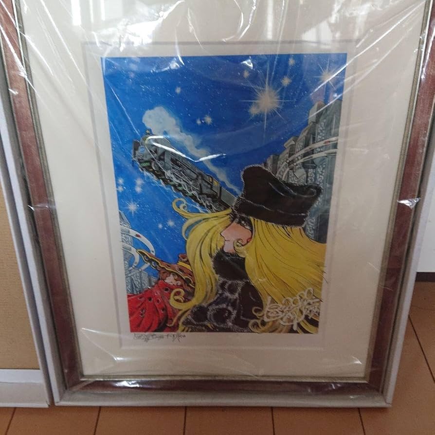 松本零士 直筆サイン入 銀河鉄道999 複製原画 直筆サイン入り】松本