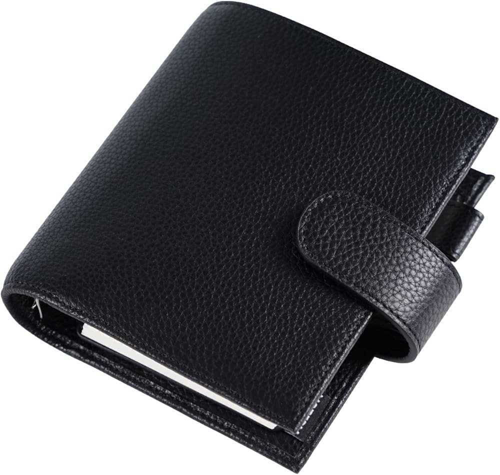 HERMÈS エルメス 黒 レザー リングバインダー メモ帳 HERMÈS エルメス