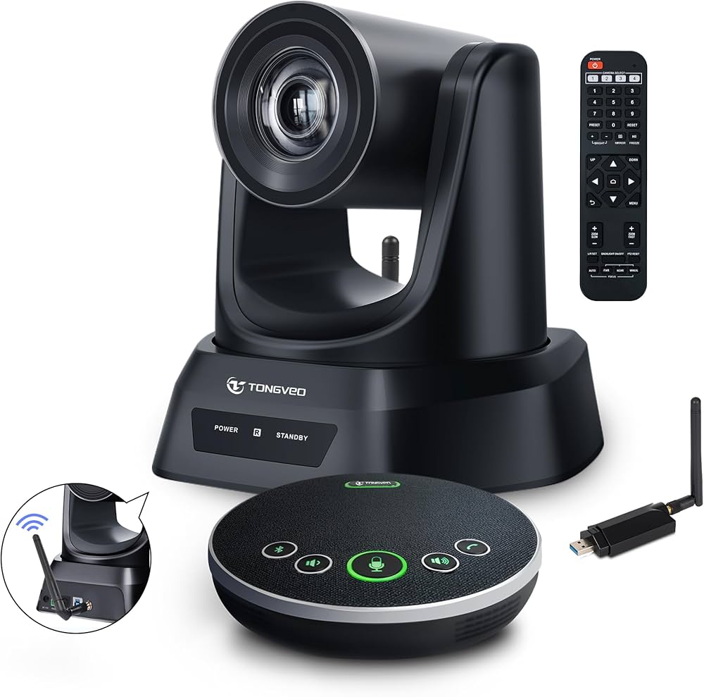 Amazon.com: TONGVEO 5.8GHz Wireless Conference Room Camera System