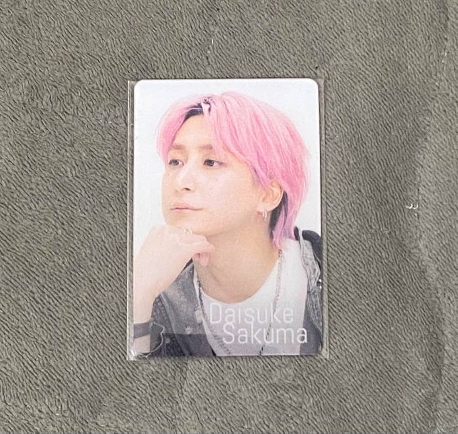 Amazon.co.jp: SnowMan Snow World ライブグッズ チラ見カード 佐久間