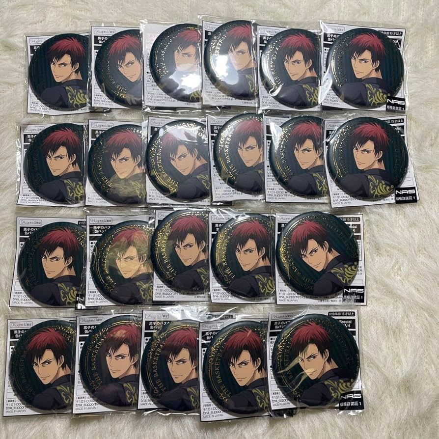 希少】黒子のバスケ Black Style Collection 缶バッジ 黒子のバスケ