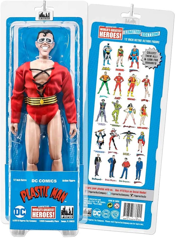 DCマルチバース・プラスチックマン Amazon.co.jp: 12インチレトロDC