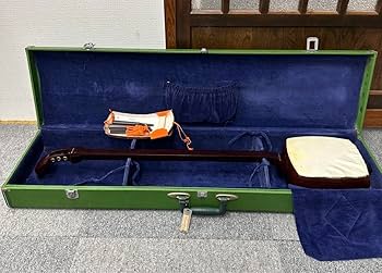 3152)三味線 子持綾杉胴 棹25mm／2本溝金ホゾ 3152)三味線 子持綾