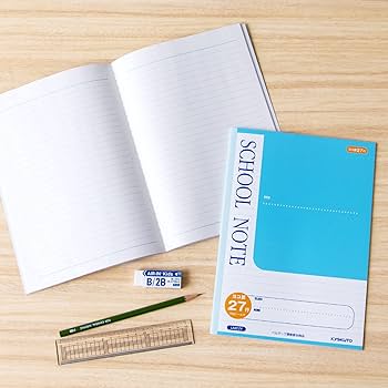 Amazon.co.jp: キョクトウ 学習帳 スクールノート ヨコ罫27行 B5 LM27Y