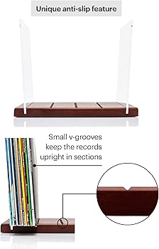 Amazon.com: MÖNKE Premium Vinyl Record Storage - a Mid-Century