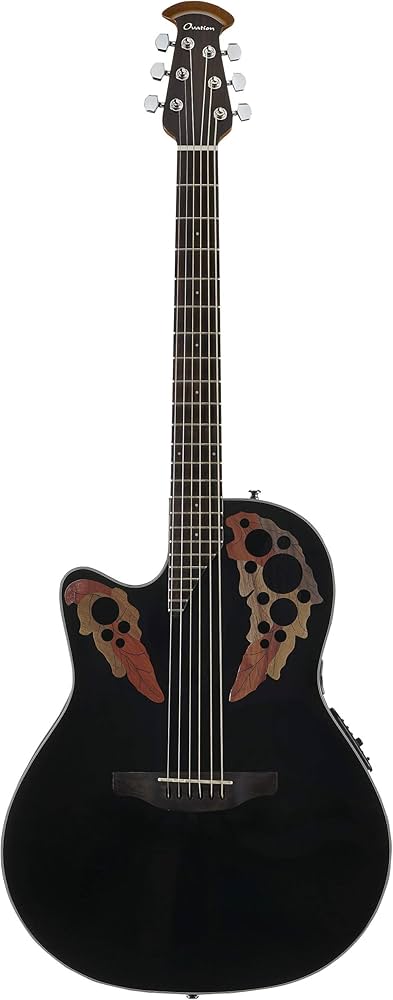 Amazon | OVATION CE44L-5-G BLK Celebrity Elite Black レフティ
