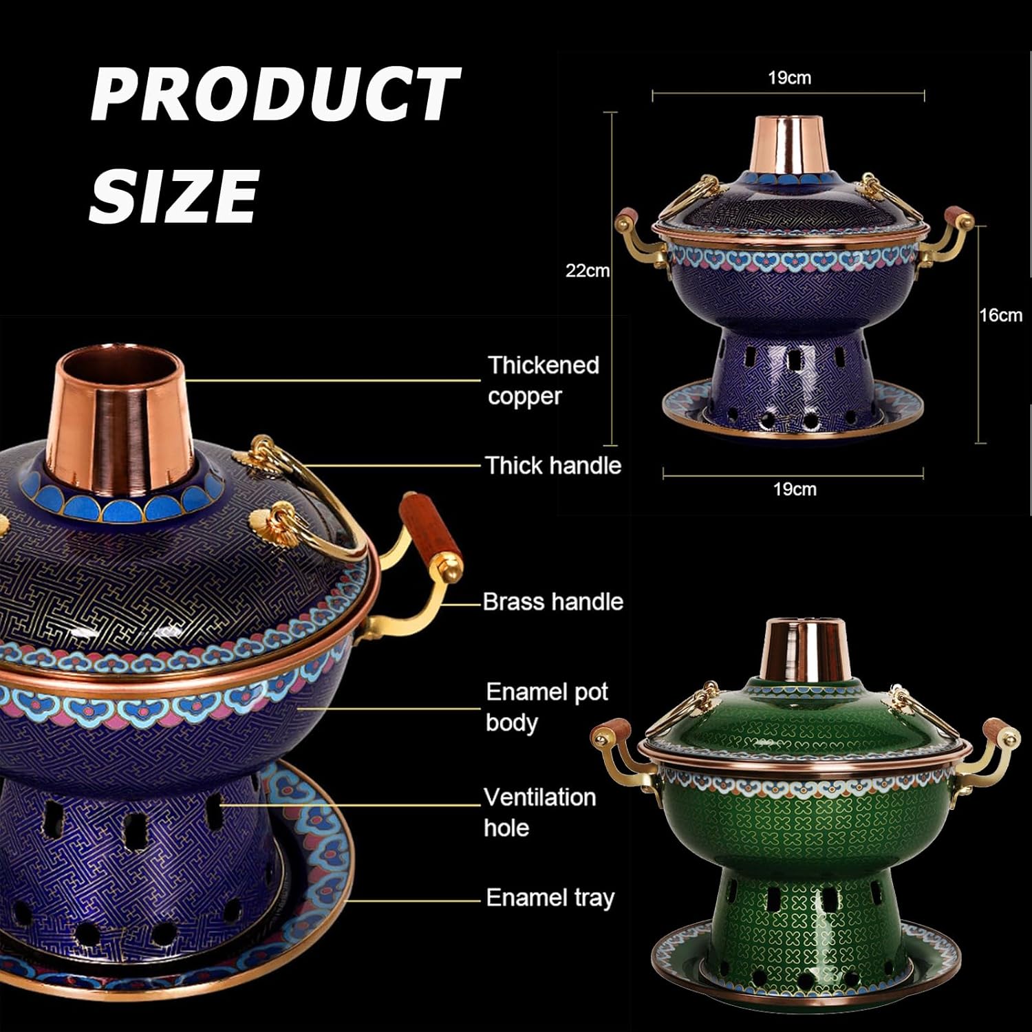 ♪古い真鍮製の鍋 32㌢ 菊鍋 （真鍮） | 鍋 | 鍛金工房