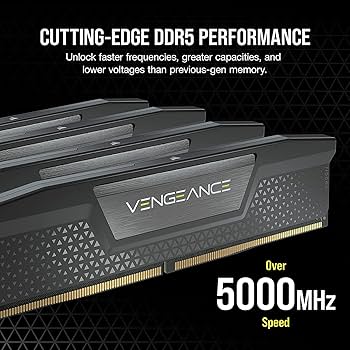 CORSAIR VENGEANCE DDR5 RAM 64GB (2x32GB) 5200MHz CL40-40-40-77