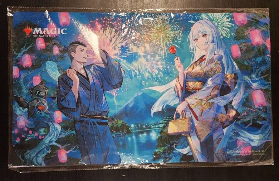 mtg 放浪皇の夏休み プレイマット ビジュアルボード セット 藤ちょこ