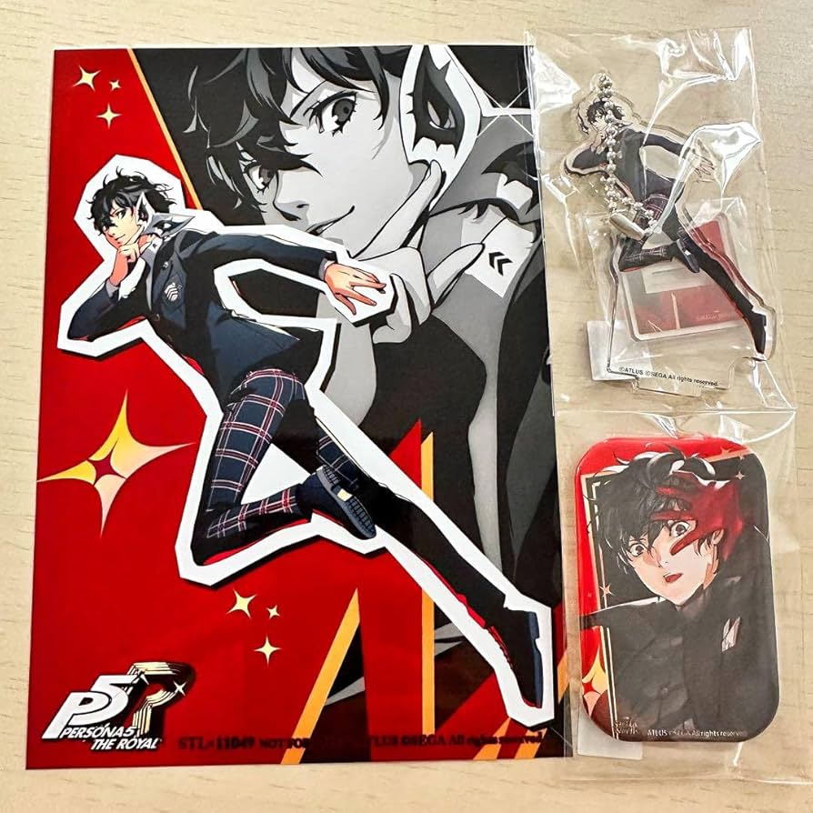 ペルソナ5 サンリオ コラボ アクリルスタンド 雨宮蓮 ジョーカー