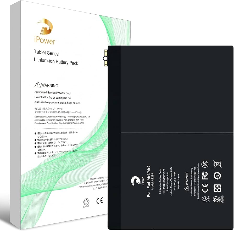 Amazon | iPower for iPad Air4/Air5 バッテリー交換 第4/5世代 容量