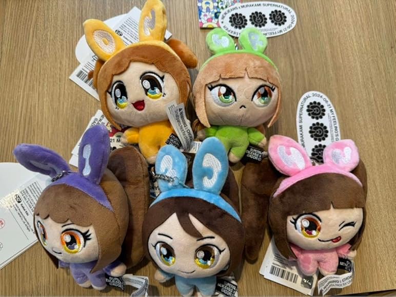 新品 NewJeans × MURAKAMI ぬいぐるみ キーリング セット NewJeans