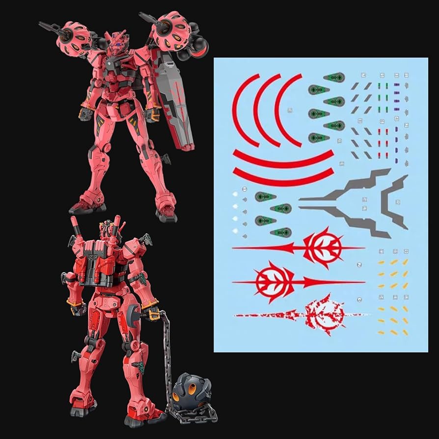 Amazon | ガンダム GQuuuuuuX シリーズ 対応 水転写式デカール 蛍光