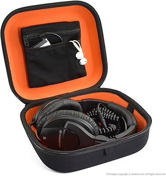 旅行用ヘッドホンケース ゼンハイザー各モデル対応 収納ポーチ付き 暗灰色