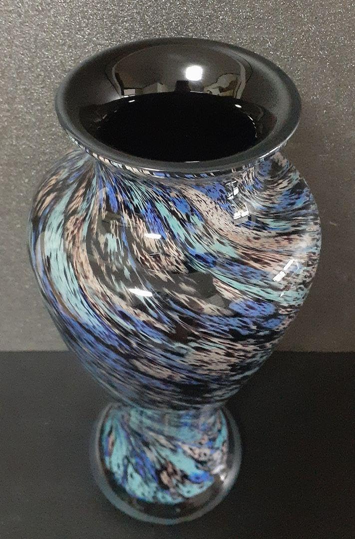 ○60s ヴェトレリア工房 ムラーノ風 大きい花瓶 高さ42cm 重さ1570g