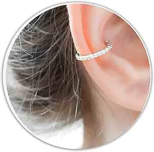 Amazon.com: Sterling Silver Ear Cuff Earring Conch Non Pierced