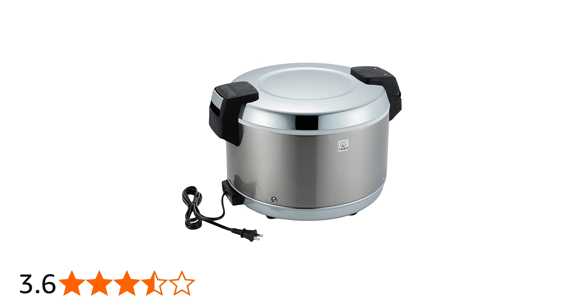 Amazon | タイガー 電子ジャー 保温 専用 二升 2合 ステンレス 業務用
