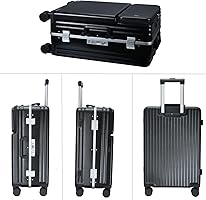 Ashard スーツケース アルミフレーム sサイズ 42L ブラック 超軽量