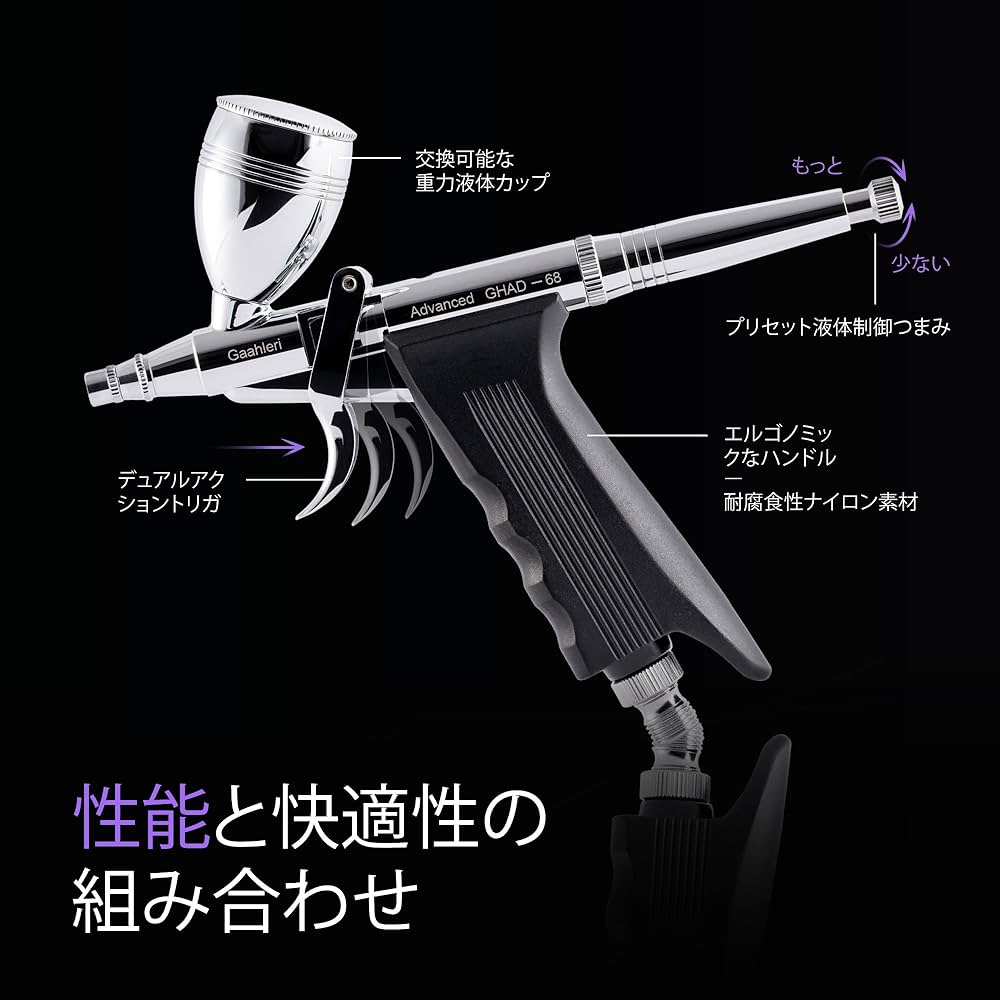 Gaahleri エアブラシ トリガータイプ/Y31615-O1 Gaahleri エアブラシ