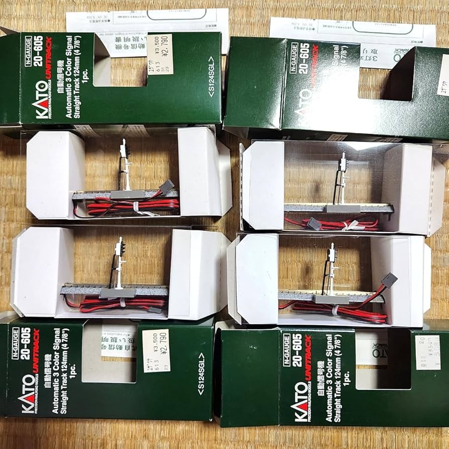 KATO Nゲージ 20-605 自動信号機 6個 Amazon | KATO Nゲージ 3灯式自動