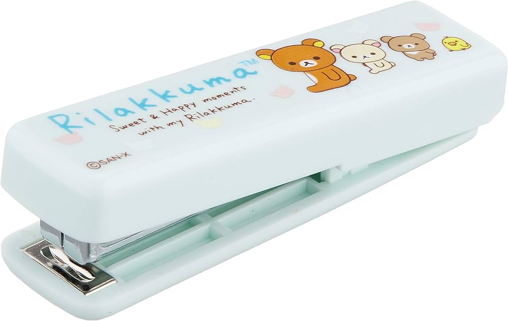 Amazon | サンエックス リラックマ ホッチキス フラット ポーズ ブルー