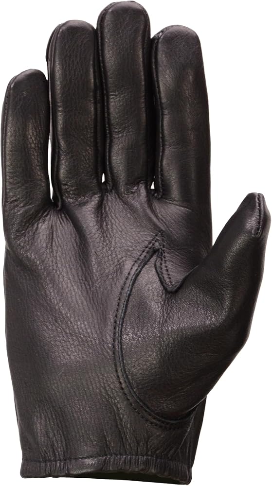 Milwaukee Leather SH887 Men's Black Short Wrist Deerskin Unlined