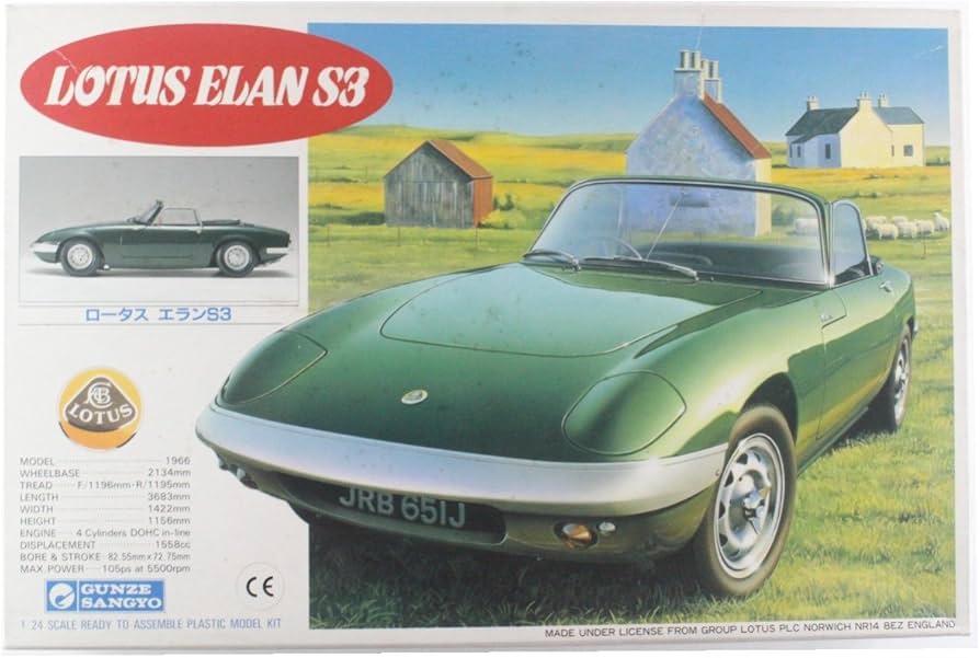 Amazon | グンゼ産業 1/24 ロータス エラン S3 | プラモデル 通販