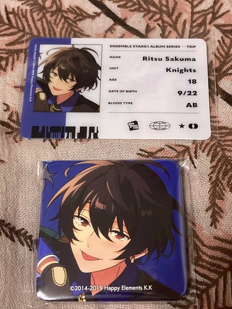 あんスタ 南雲鉄虎 TRIP ALBUM 缶バッジ あんスタ TRIP アルバム缶