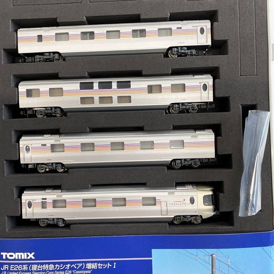 Amazon | TOMIX JR E26系(寝台特急カシオペア)増結セットⅠ | 鉄道模型
