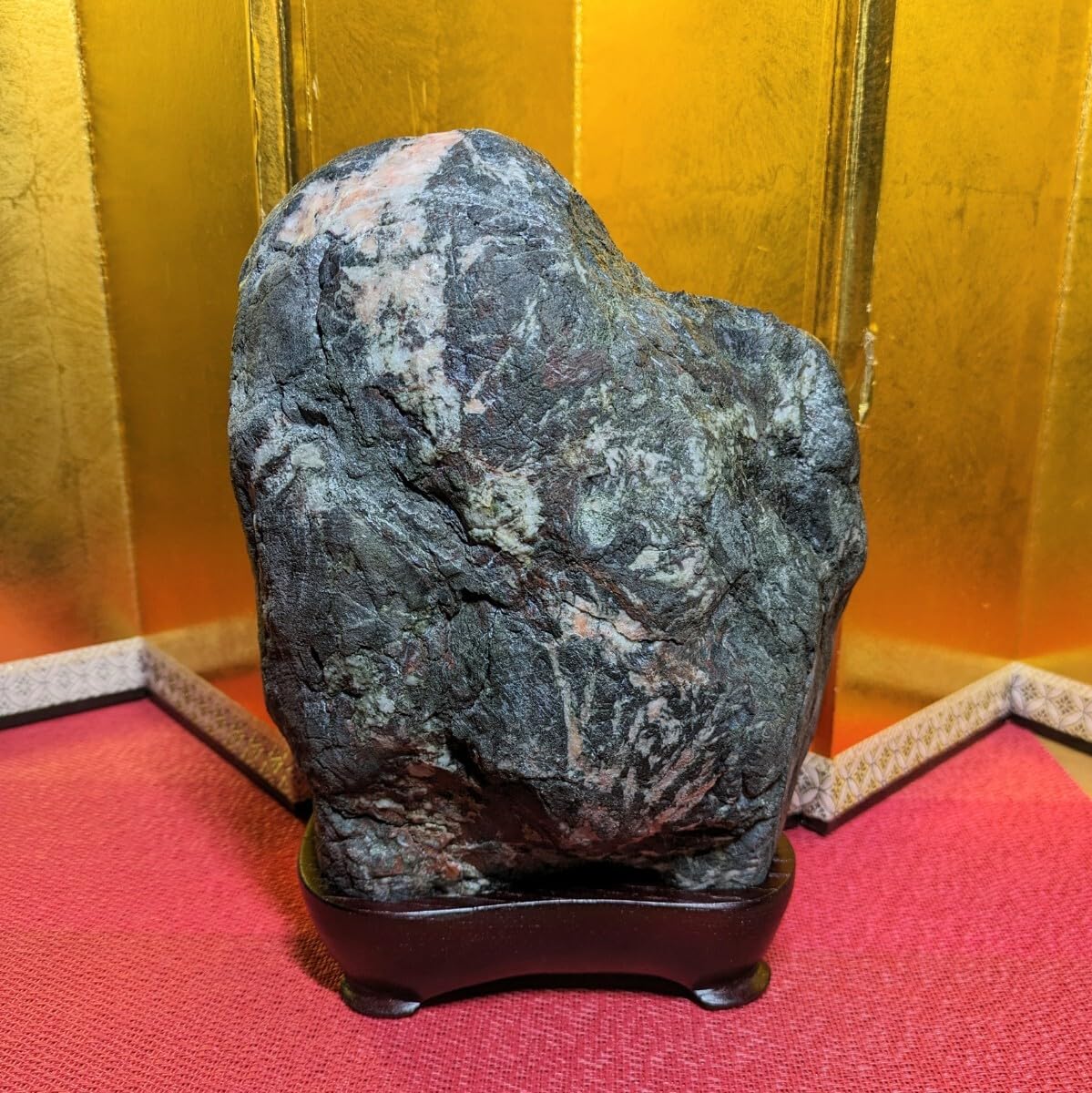 菊花石 岐阜県根尾谷産4.0㌔ 鑑賞石 観賞石 水石 盆石 鉱物 天然石