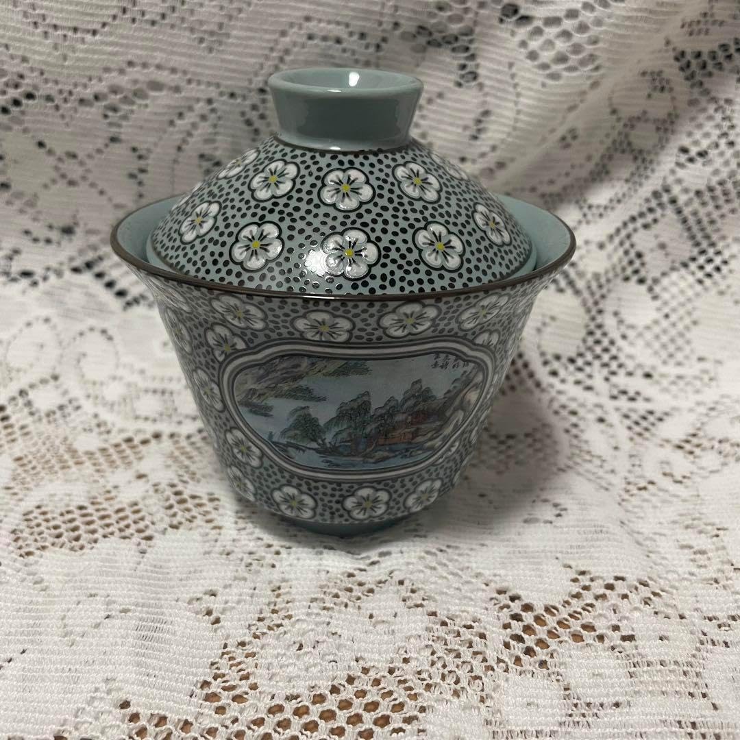 陶器製 茶道具セット 17点 ギフトボックス入り 新品未使用品 陶器製 茶道具