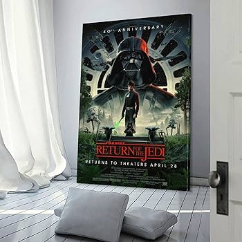 スターウォーズ ジェダイの帰還 VHD 販促ポスター 1986年製 スター