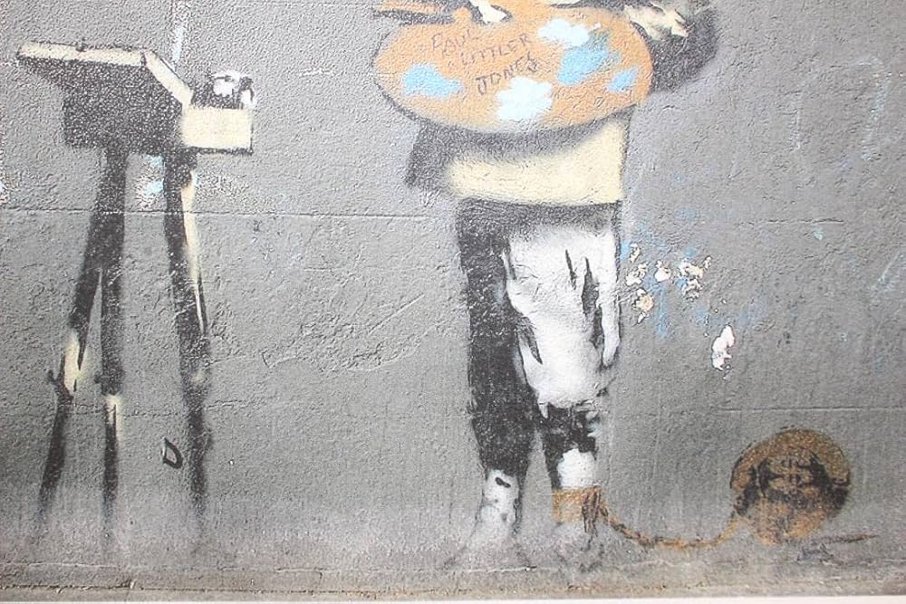 バンクシー 【Painter】エスタンプリトグラフ