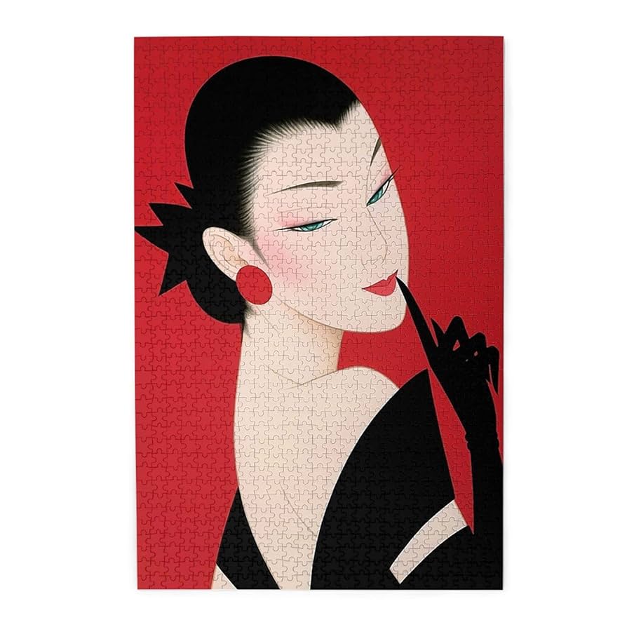 鶴田 一郎 Sexy セクシー 希少 レア ノエビア パズル 完成品 額付