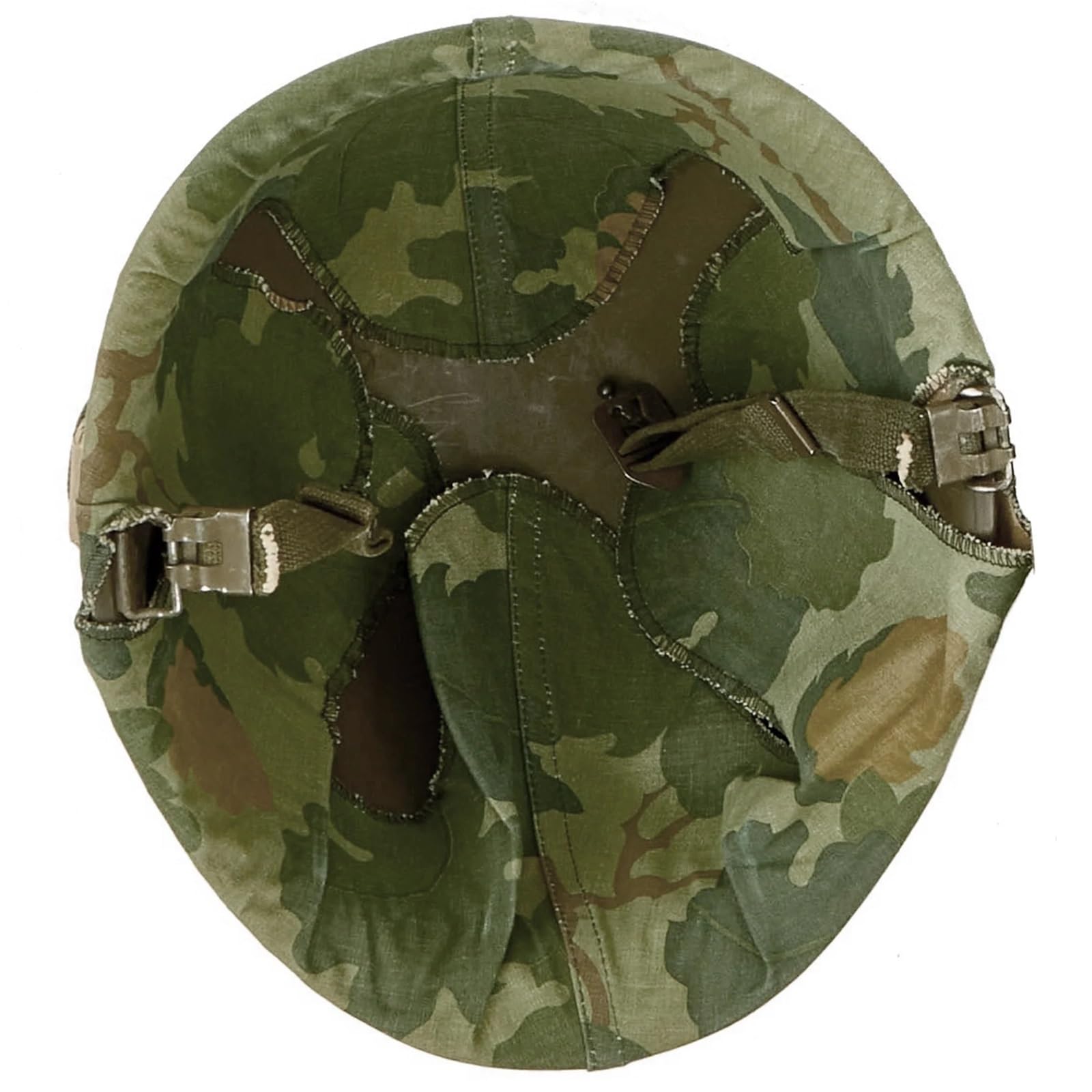 実物】ヘルメット 米軍 ベトナム戦争M1 軍幕 ミッチェルパターン