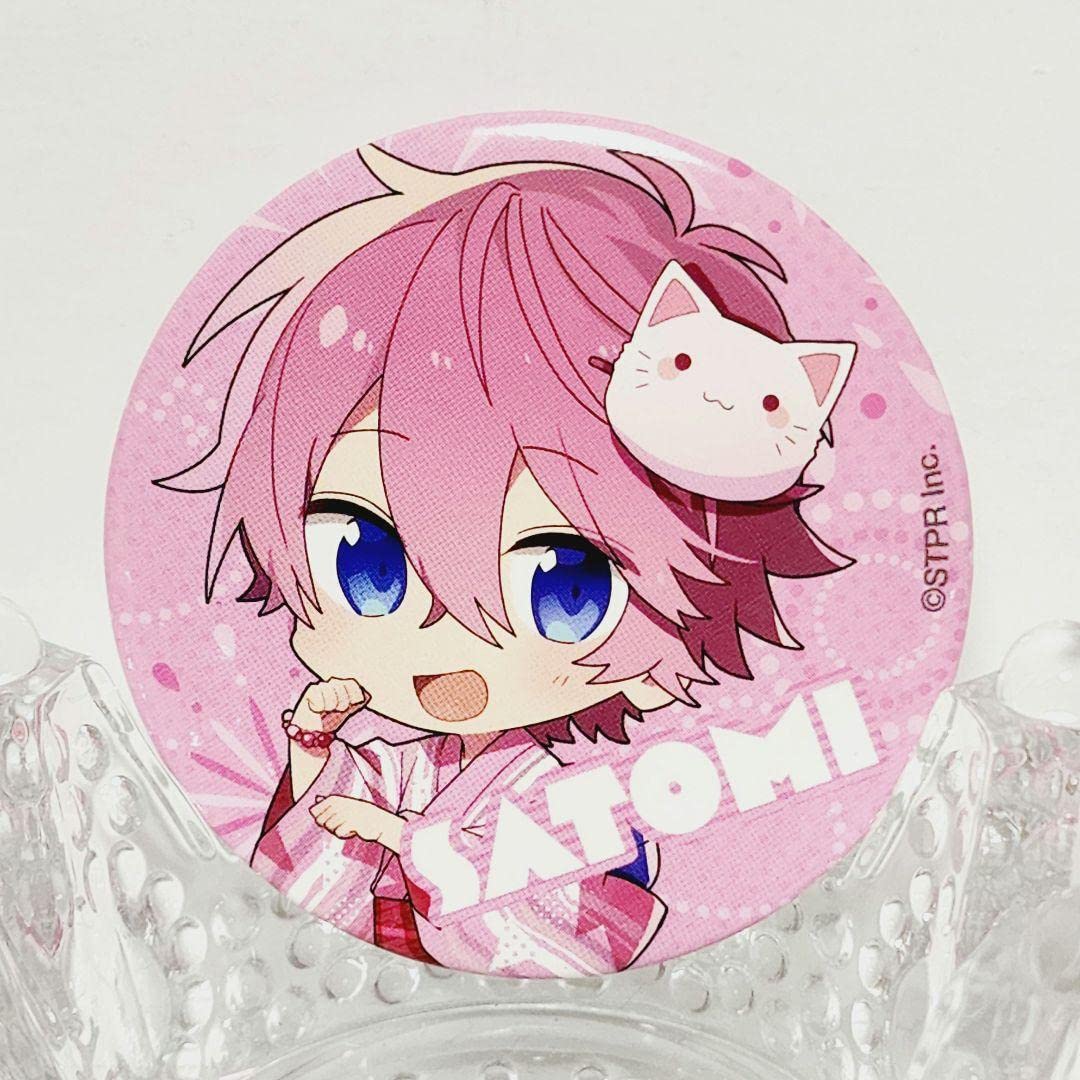 節約 さとみくん 缶バッジ 2022spring 等身