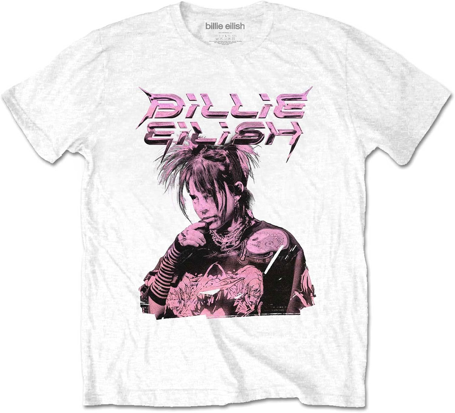 Amazon | [Billie Eilish] T Shirt パープル Illustration 新しい 公式