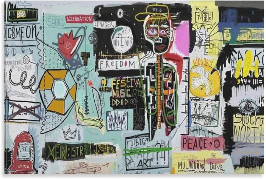 バスキア アートプリントインテリア小物